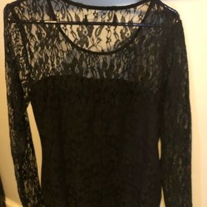 Kardashian Kollection black lace dress